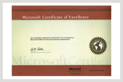 Microsoft Certified IT Professional: Enterprise Administrator 證照縮圖